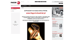Desktop Screenshot of fagor-gastro.pl